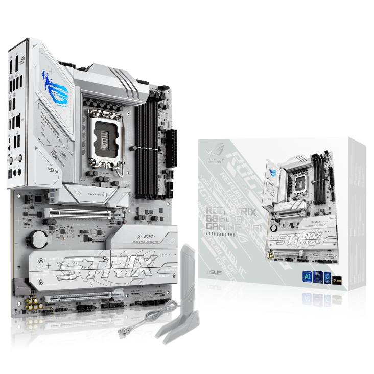 MB ASUS ROG STRIX B860-A GAMING WIFI - Intel Core Ultra Processors Series 2 LGA1851, DDR5, Factor Forma ATX. MB ASUS ROG STRIX B860-A GAMING WIFI - Intel Core Ultra Processors Series 2 LGA1851, DDR5, Factor Forma ATX.